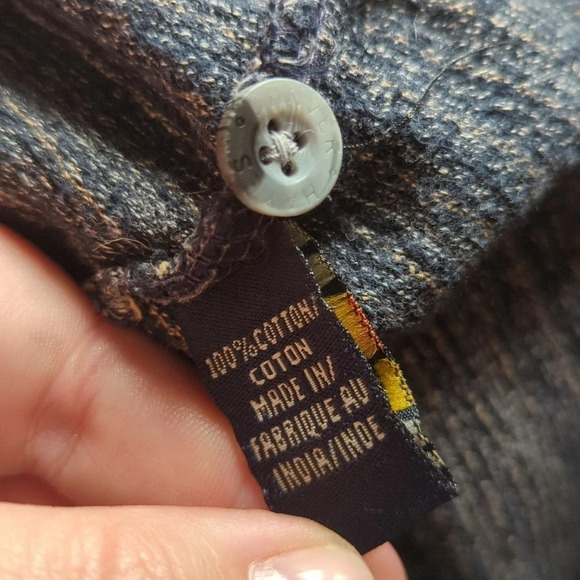 Vintage Denver Hayes Collared Polo T Shirt - Grey Blue 1/4 Button - Men XL - Picture 6 of 6